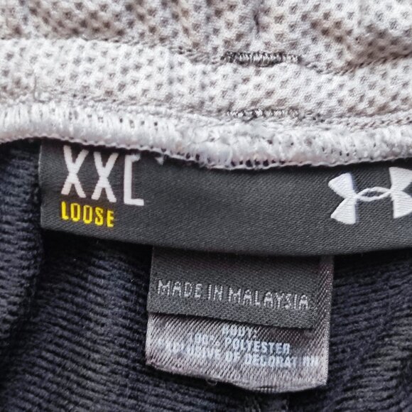 Under Armour athletic track pants black men's size XXL loose - Picture 5 of 7